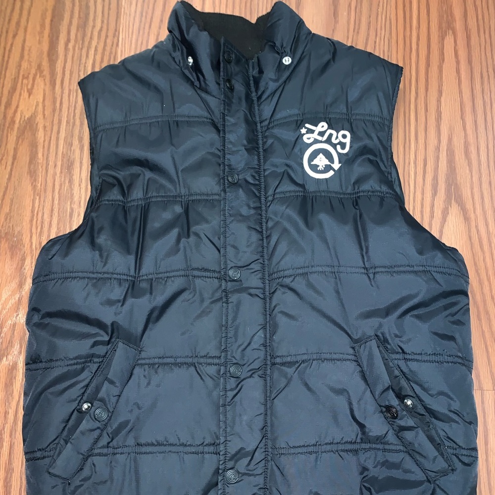 LRG zippier/button vest